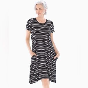 Soma Striped Jersey Swing Dress